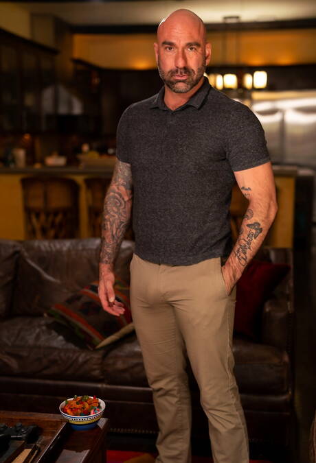 Icon Male: Hot buddies Zeno Rey, Des Irez and Drew Sebastian in hot 3some ass bang