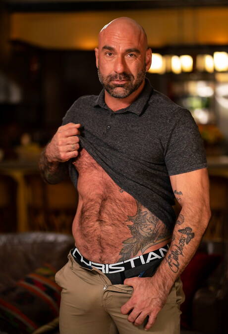 Icon Male: Hot buddies Zeno Rey, Des Irez and Drew Sebastian in hot 3some ass bang