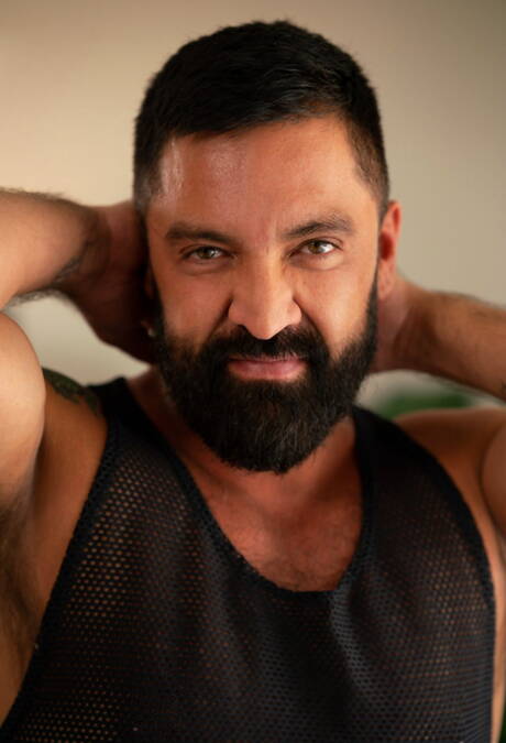 Latin husky guy Dominic Pacifico and  Nicholas Adams in hot anal sex