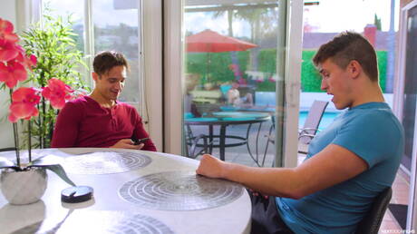 Hot american dudes young boy Jayden Marcos and tough guy Grant Ducati in hot ass bang