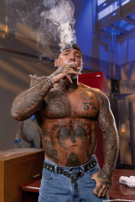 American muscular Bruce Jones and  Masculine Jason love each other