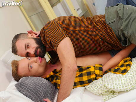 Jawked: Slovak hot twink Nico Vegas and italian superstud Wolf Rayet have anal sex