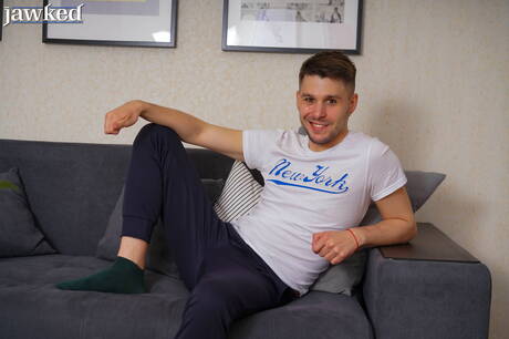 Jawked: Russian beautiful boy Dmitry Osten posing naked