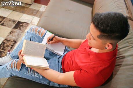 Jawked: O musculoso Hector Lamas e o supergaranhão Lean Eze em uma ação homossexual quente