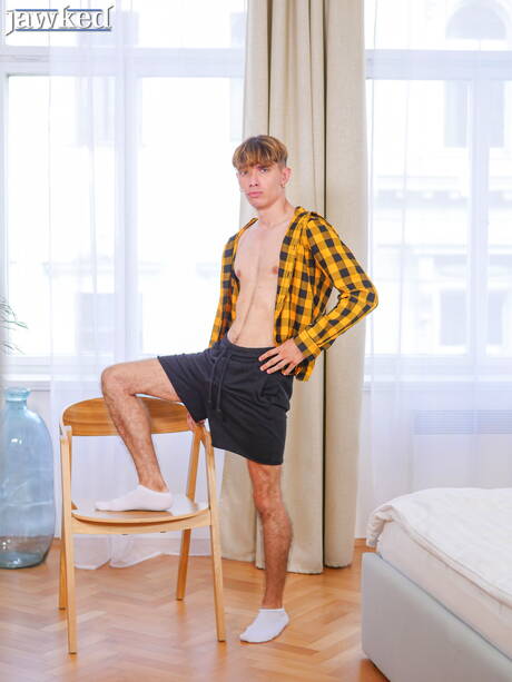 Il giovane ceco Vincent Castle si diverte