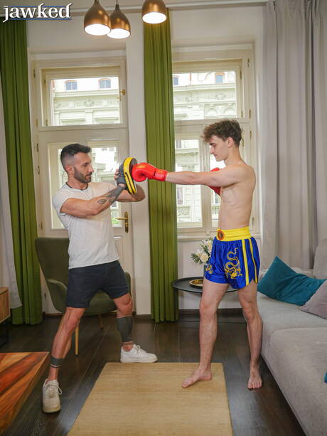 Jawked: Strongman Bert Kuna and strongman Johnny Viper love each other