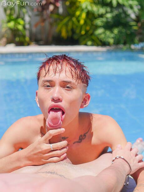 Beautiful boy Jackson Perceo and hot twink Junior Jones in hot ass bang in hot shower