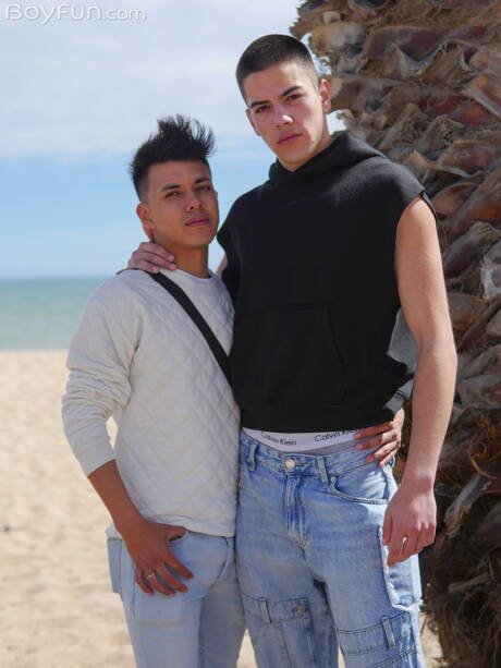 Le beau garçon Ares Reiv et le beau garçon David Cameron dans une action de baise anale torride à l