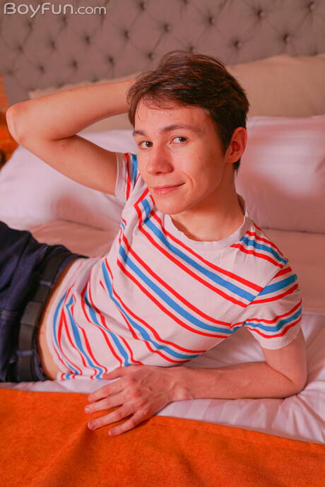 Young Eugene Colt shows a perfect body