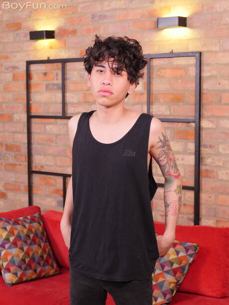 Hot twink Tae Xoxo undressing and showing hot butt