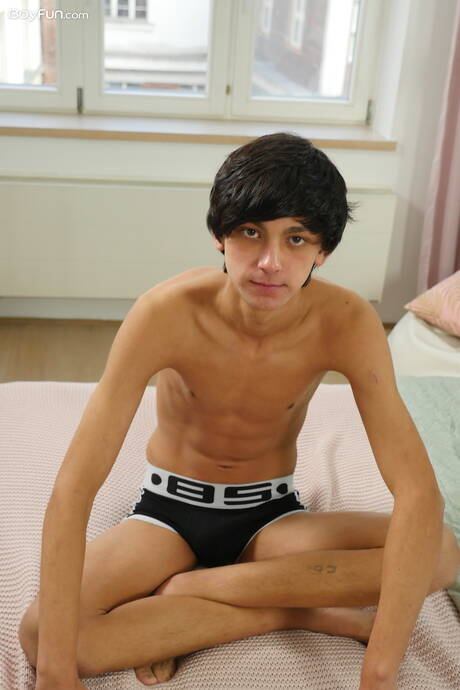 Young Carlos Costa shows a beautiful body