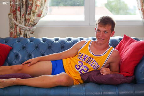 Young boy Jacob Dolce shows a beautiful body