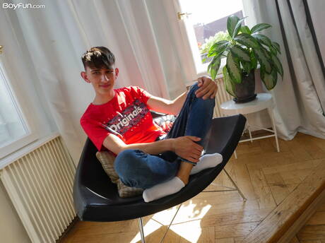 Young Andy Ford posing naked and showing hot ass