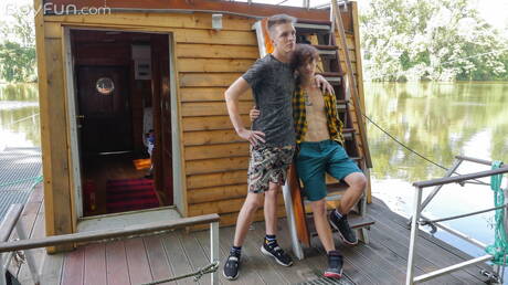 Boyfun: Two czech boys beautiful boy Johnny Walsh and hot twink Tony Milak fuck ass after sucking cock outside