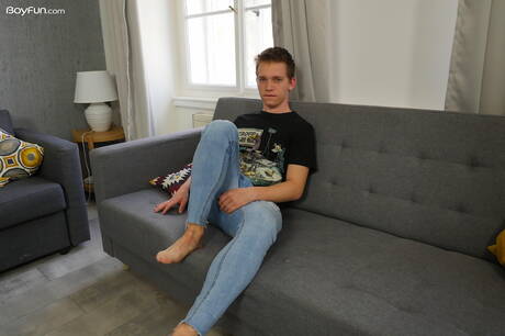 Pretty boy Jacob Dolce posing naked and showing hot butt