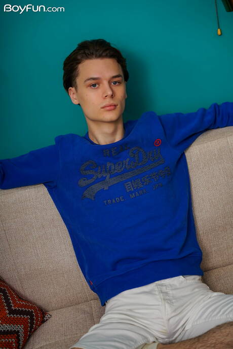 Young Jared Cloud posing nude