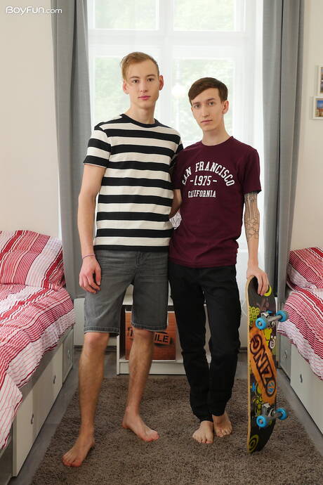 Boyfun: 若い男カスパー・イヴァルソンとイケメンのグレゴール・ギレアデが良いアナルセックスをする