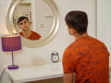 Czech beautiful boy Finn Harper posing naked