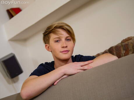 Beautiful boy Andrea High posing nude and showing hot ass