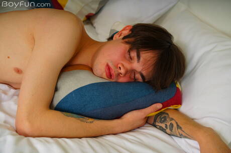 小男孩 Alan Stark 和帥哥 Alex Blade 吸吮雞巴後開始做愛