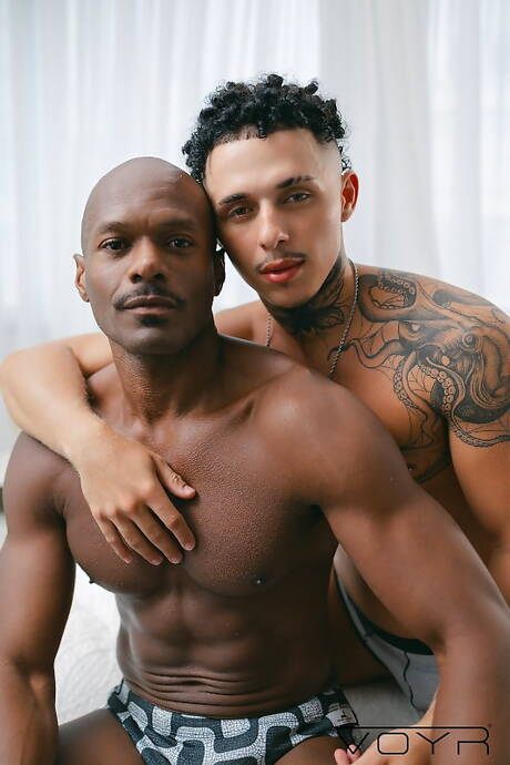 Lo stallone Rhyheim Shabazz e il super stallone Gonzales fanno sesso bollente