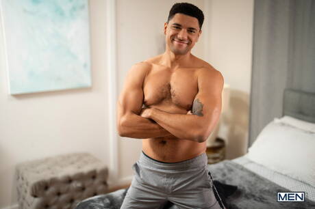 Andre Stone und der heiße amerikanische Twink Sam Ledger in einer heißen homosexuellen Szene