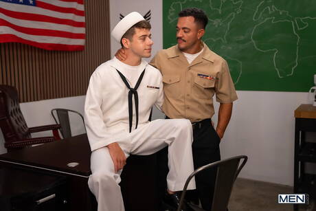 American hot twink Joey Mills and  Javao shows a strong body