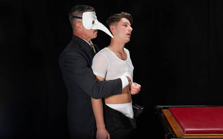 Gorący amerykańscy chłopcy, muskularny Dex Devall i ogier Reece Scott wiercą tyłek