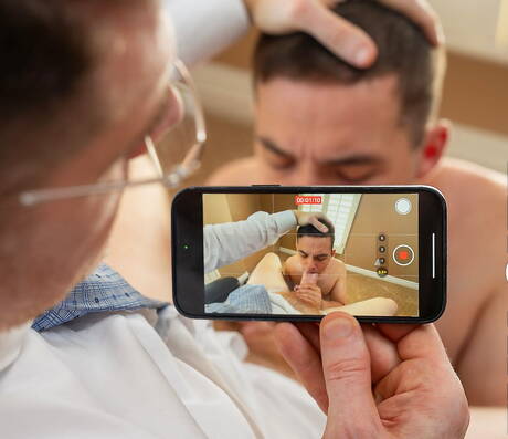 Hot american guys strongman Legrand Wolf and pretty boy Marcus Rivers in hot ass bang