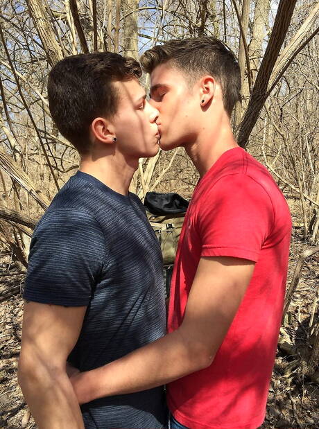 Jock Breeders: Sensual dude Chad Porter and attractive boy Travis Stevens make a love outside