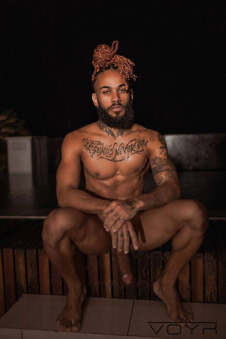 美國色情明星性感帥哥 Rhyheim Shabazz 和性感帥哥 Andy Rodrigues 在泳池裡口交後操屁股