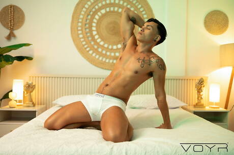 Hot buddies Caio Rodrigues, Mr. Latino and Ferjinho in threesome fuck scene