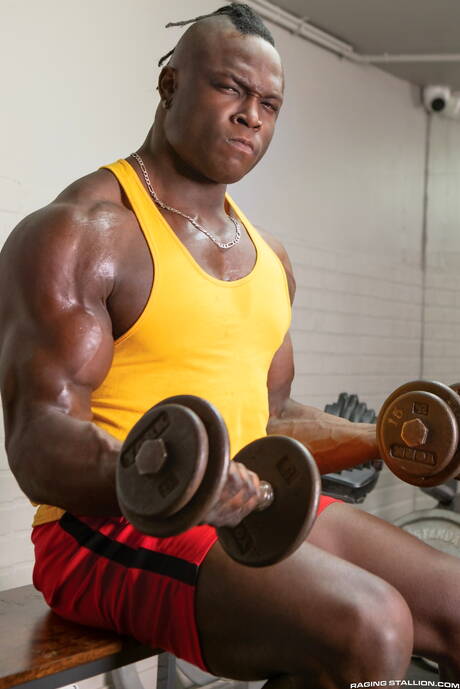 Hot dude Harrison Feels and attractive boy Only Matt in black on white sex