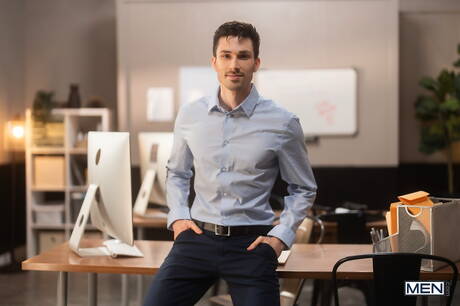 Two american dudes beefy Kane Fox and well-built Hazel Hoffman fuck ass after sucking cock