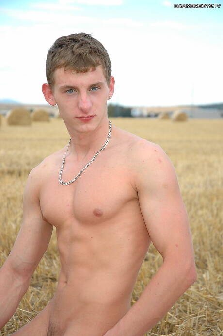 Hot boy Peter Gorety and hot boy Tim West fuck ass after sucking dick outdoor