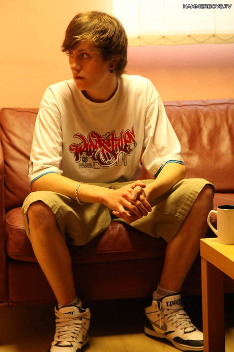 Young Pedro Garcia jack off his cock