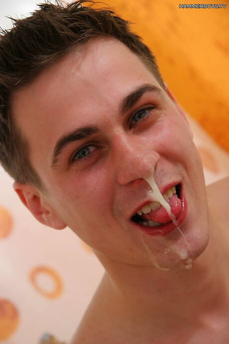 Pretty boy Mark Zebro and hot twink Nick Lamar in dick sucking scene