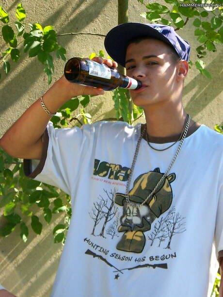 Hammer Boys: Young dude Andrei Karenin and young Jack Bloom have a hot couple sex outdoor