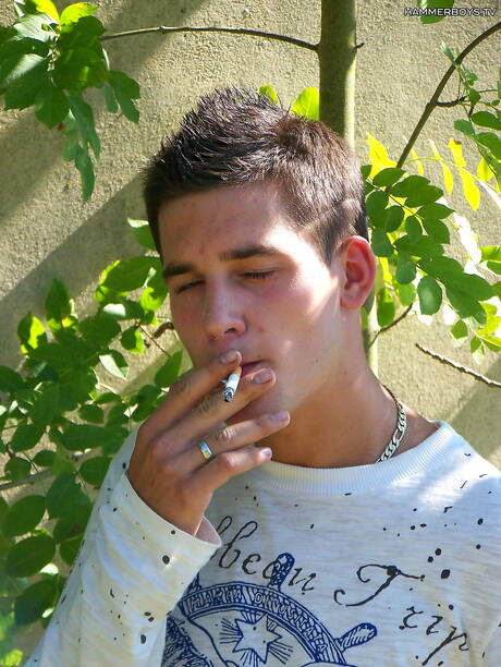 El joven Andrei Karenin y el joven Jack Bloom tienen sexo caliente en pareja al aire libre