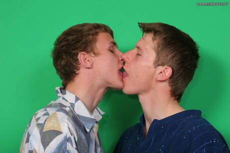 El guapo Filip Koutny y el jovencito Jano Rougue tienen sexo anal caliente