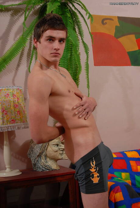 Young Dan Verona having a pleasure