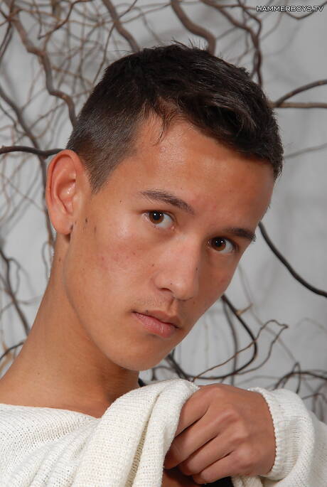 Le beau garçon latin Ricardo Luna pose nu