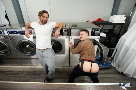 Sexy stud Dom King and hot stud Marcus Mcneill in hot homosexual scene