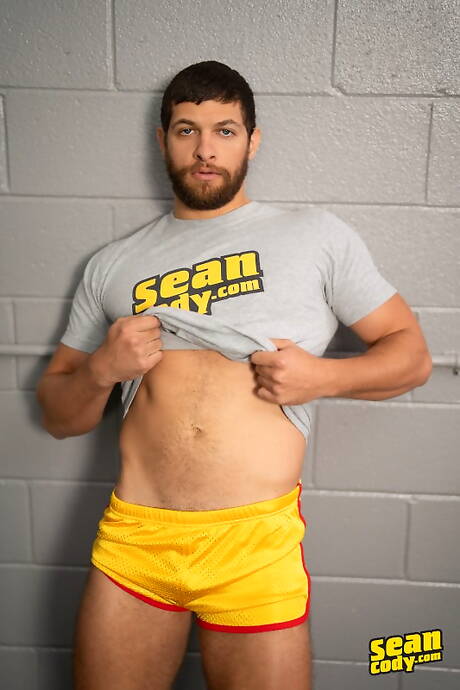 Two american dudes sensual boy Shamu Azizam and gorgeous buddy Jackson Cooks shows a strong body