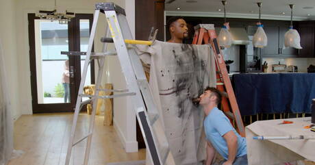 Les étalons DeAngelo Jackson et Michael Boston se baisent