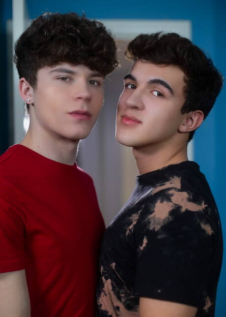 Le magnifique garçon Silas Brooks et le gars sensuel Matthew Grey dans une baise de cul torride