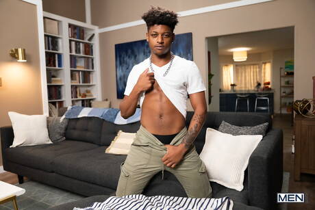 Hot americans, tough guy Ty Santana and twink Kai Taylor have a hot couple scene