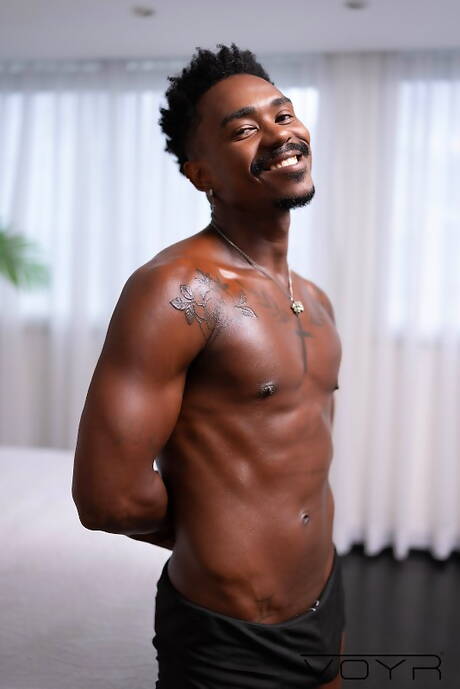 Superstud Gonzales and superstud Thomas Black make a love