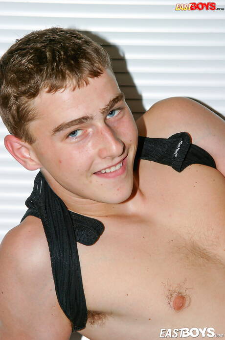 Beautiful boy Fjodor shows a perfect body