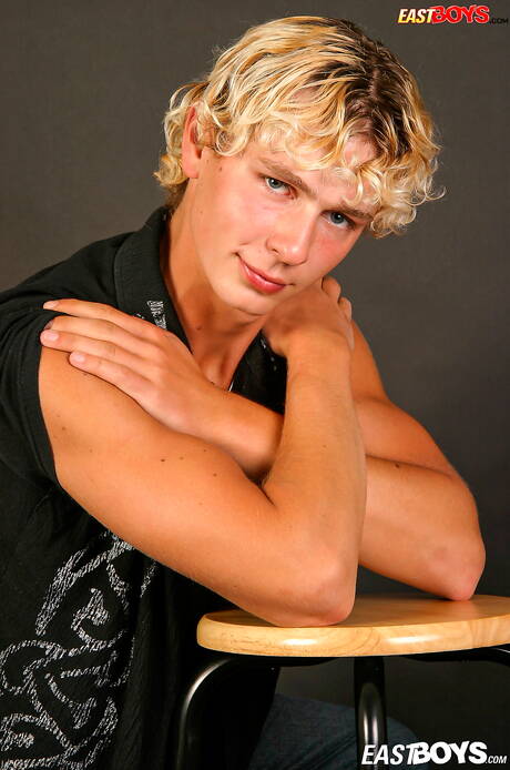 Young Fred posing naked